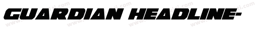 Guardian Headline字体转换